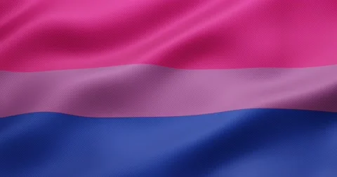 Bisixual flag Stock Footage 196618308