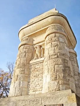 The "Bismarck" Tower of Stuttgart Stock Photos