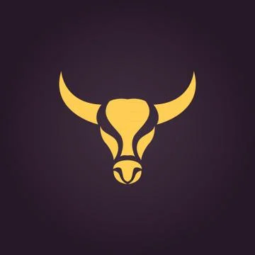 Bison logo vector Stock Illustration