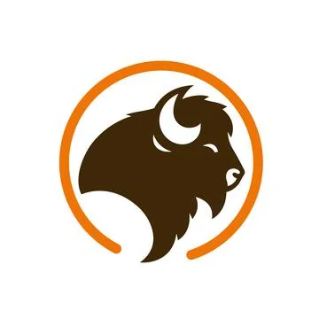 Bison Logo Vector Stock Illustration