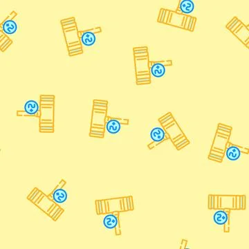 Bisque croquet game vector seamless pattern イラスト素材