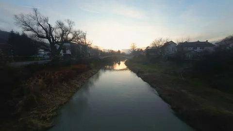 Bistrita River 2 Stock Footage 296273091