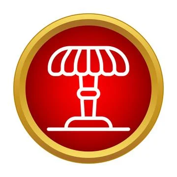 Bistro cafe table icon for restaurant and catering イラスト素材