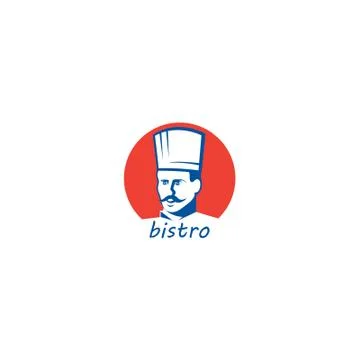 Bistro cook Stock Illustration