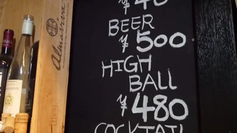 Bistro menu2 Stock Footage 160644425