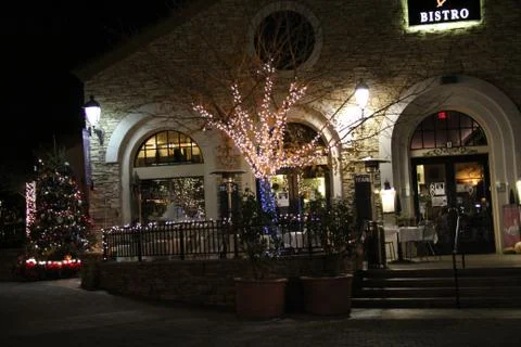 Bistro Sidewalk Foto stock