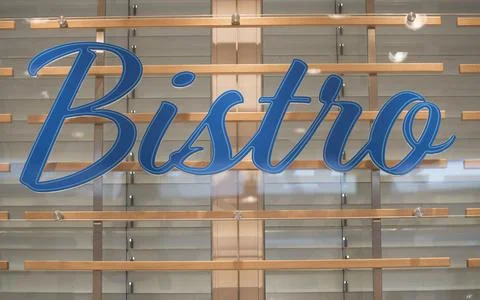 Bistro, a small restaurant serving simple meals Foto stock