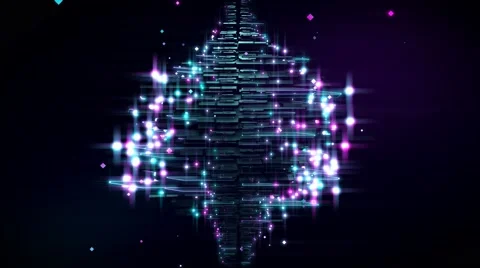 Bit Blaster Live VJ Loop Animation Graphics Video stock 56451866