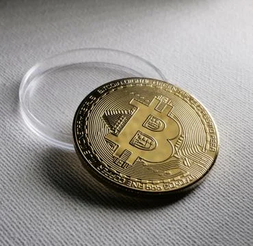 Bit Coin Cryptocurrency Foto stock