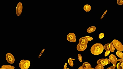Bit coin particle loop animation 库存影片 160552713