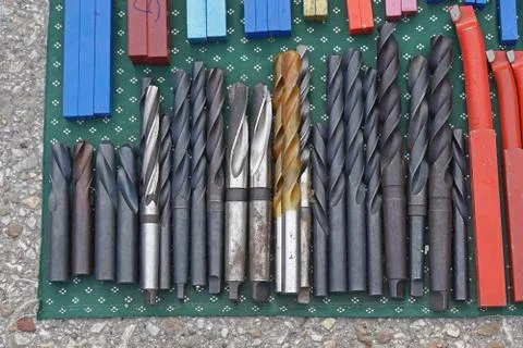 Bit drills tools Stock Photos
