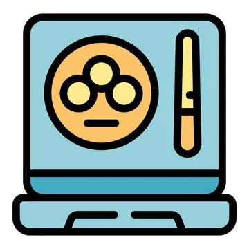 Bit element game icon vector flat Stock Illustration