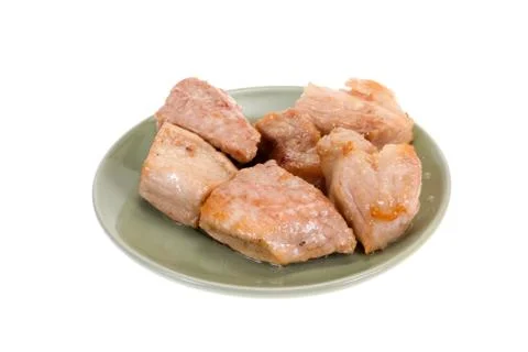 Bit of fried meat Stock Photos
