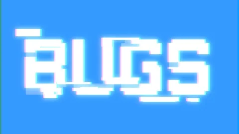 Bit glitch bugs Stock Footage 90492382