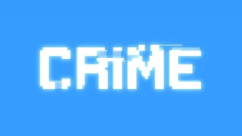 Bit glitch crime 스톡 동영상 90494915