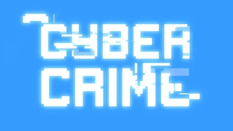 Bit glitch cyber crime 스톡 동영상 90495206