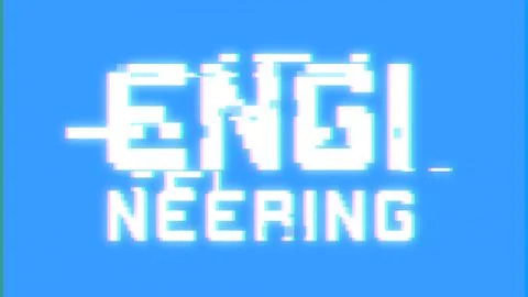 Bit glitch engineering Stock Illustration