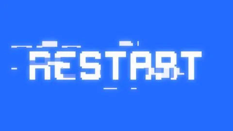 Bit glitch restart イラスト素材