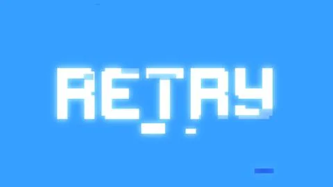 Bit glitch retry イラスト素材
