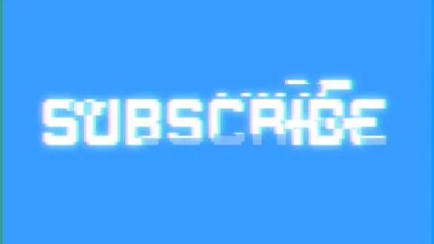 Bit glitch subscribe イラスト素材
