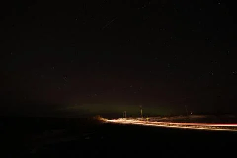 A bit of Northen Light Stock Photos