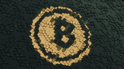 Bitcoin 02 Stock Footage 164953463