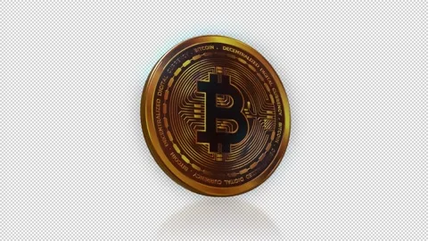 Bitcoin 360 Rotate Alpha Video stock 172338874