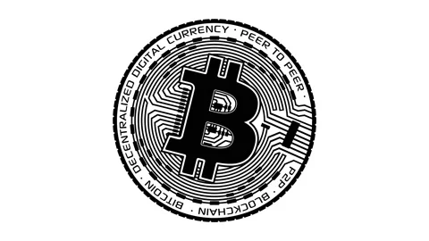 Bitcoin Alpha Animate Fill On Stock Footage 155999032
