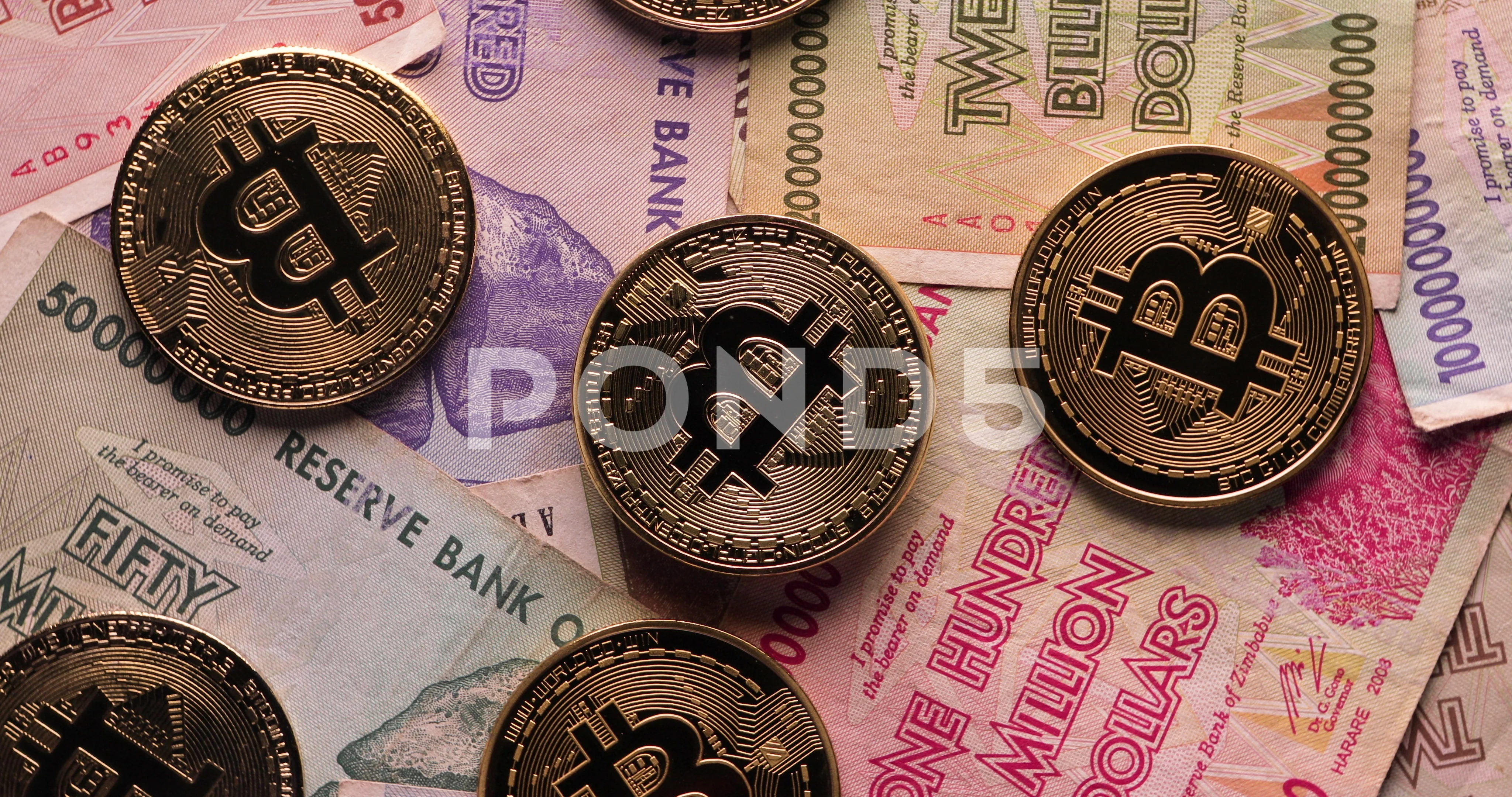 Bitcoin and Billions in Zimbabwe Currency that Hyperinflated in 2008, 4K