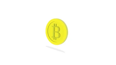 Bitcoin animation Stock Footage 195943192