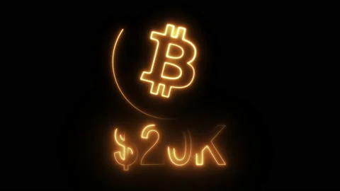 Bitcoin animation logo on the space background. Stock Footage 143693325