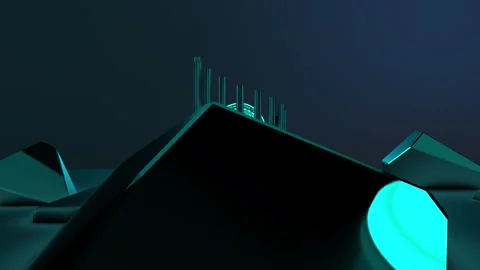 Bitcoin animation repeat loop future 4k. Neon Stock Footage 267281172