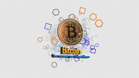 Bitcoin Banner 스톡 동영상 307511383