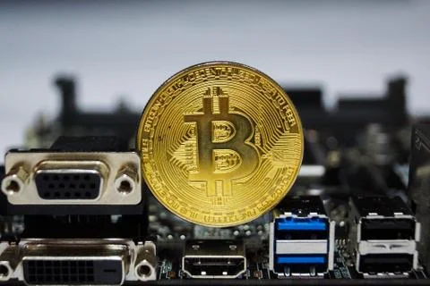 Bitcoin - Bit Coin Btc (5) Stock Photos