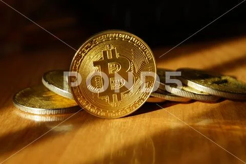 Bitcoin - Bit Coin Btc Stock Photos