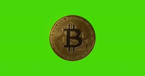 Bitcoin block chain crypto currency loop Stock Footage 189256033