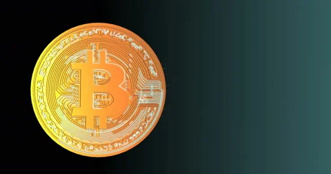 Bitcoin blockchain crypto currency digital encryption network for world money Stock Footage 101657568
