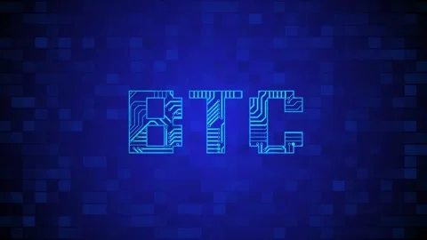Bitcoin blockchain crypto currency digital encryption, Digital money exchange Video stock 268993269