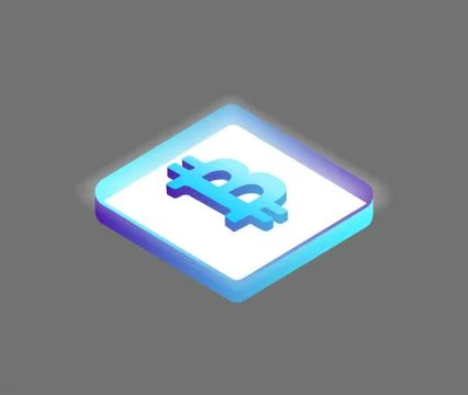 Bitcoin Blockchain Technology Vector Illustration Stockillustratie