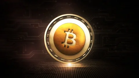 Bitcoin - BTC - 3D Cryptocurrency Coin Loop Vidéo 113081771
