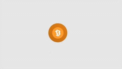 Bitcoin BTC Cryptocurrency Logo Animation – Editorial Use Only Stock Footage 315350608