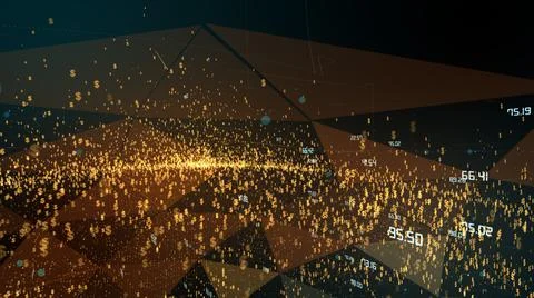 Bitcoin (BTC) exchange secure global financial network crypto currency  Illustrazione stock