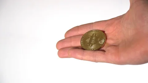 Bitcoin BTC the new virtual internet Cryptocurrency Video stock 88396887