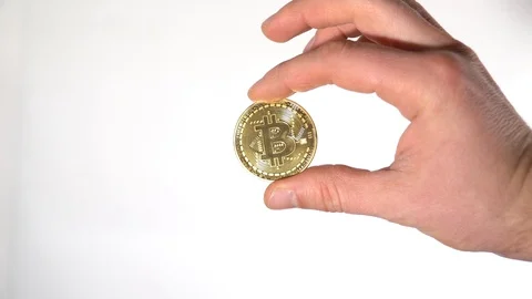 Bitcoin BTC the new virtual internet Cryptocurrency Video stock 88475214