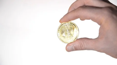 Bitcoin BTC the new virtual internet Cryptocurrency Video stock 88555432