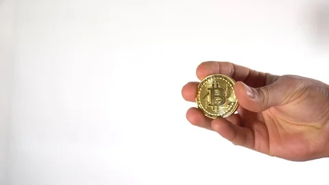 Bitcoin BTC the new virtual internet Cryptocurrency Video stock 88611361