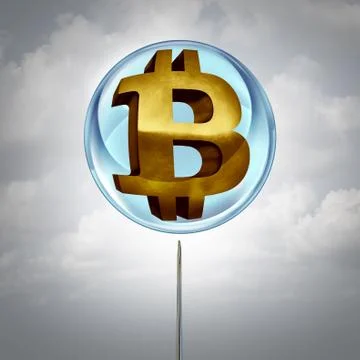 Bitcoin Bubble Stock Illustration