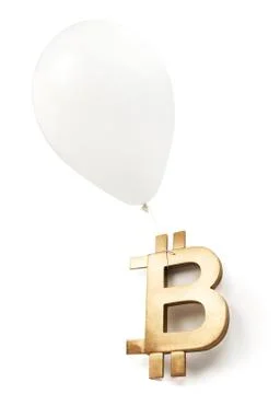 Bitcoin Bubble Fotos de archivo