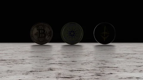Bitcoin, Cardano, Ethereum - Loopable Stock-Footage 181670068