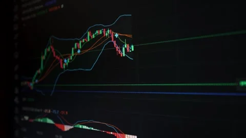Bitcoin Chart  Timelapse 1 Stock Footage 299962239